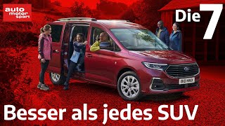 7 SUVAlternativen bis 30000€ Günstige FamilienVans von VW Opel amp Co I auto motor und sport [upl. by Buyse]