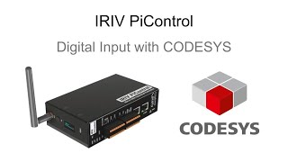 Digital Input with IRIV PiControl and CODESYS IRIV codesys cm4 [upl. by Etiam766]