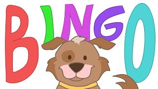 BINGO Nursery Rhyme with Lyrics  Kids Songs [upl. by Sergent]