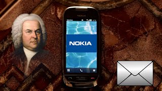 JS Bach  Badinerie Nokia C7 SMS Message cover [upl. by Aterg]