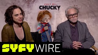 Cult of Chucky Cast Why Chucky Has Lasted and Why Hes Funny  SYFY WIRE [upl. by Orodisi]