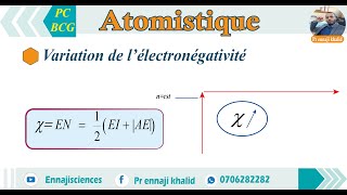 Variation de l’électronégativité dans le tableau périodique [upl. by Midge312]