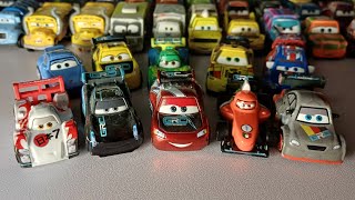 Mattel DisneyPixar Cars GRC Mini Racers 10Pack Metallic McQueen Francesco Cruz Miguel 2024 [upl. by Gradey]