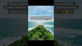 Relaxing Ocean Waves at Mirissa  Sri Lankas Southern Coast 🌊🌿😌💫 ocean nature mirissa calm [upl. by Airyt]