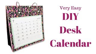 DIY Desk Calendar  Craft Fair Ideas [upl. by Daniyal]