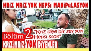 Türkiyede Ekonomik Kriz Var Mı Bölüm 2 Kriz Yok Diyenler [upl. by Loy]