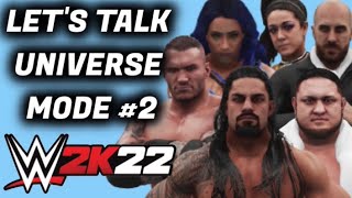 Lets Talk Universe Mode For WWE 2K22  What To Expect For My Universe Mode amp The PPV Schedule [upl. by Terrab]