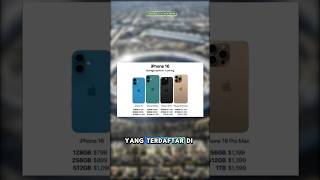 Mengapa iPhone 16 belum hadir di Indonesia iphone shortvideo teknologi [upl. by Nirtiak929]