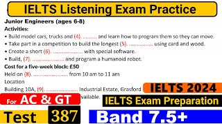 IELTS Listening Practice Test 2023 with Answers Real Exam  387 [upl. by Aroved]