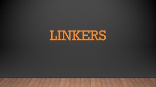 English Grammar  Linkers [upl. by Talia]