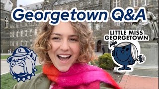 Answering ALL of Your Questions About Georgetown University [upl. by Nnaynaffit]