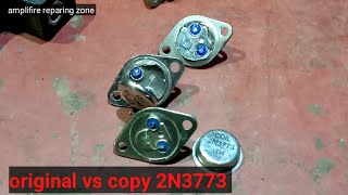 original vs copy transistor 2N3773 [upl. by Adalai]