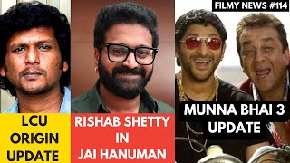 Rishab Shetty Jai Hanuman Movie LCU Origin Film King Update Munna Bhai 3 Update Jaat amp More [upl. by Recneps]