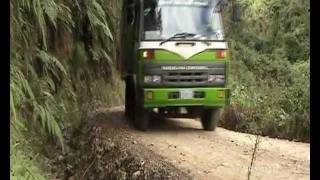 Cycling Yungas Death Road uphill climb [upl. by Adali]