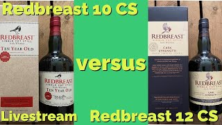 Redbreast 10 Cask Strength Batch 1 vs Redbreast 12 Cask Strength  Irish Whiskey  Friendly Mr Z [upl. by Neilla]