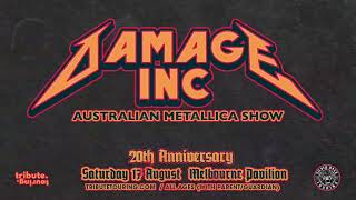 Damage Inc  Australian Metallica Tribute  20th Anniversary Show In The Round [upl. by Nyleak798]