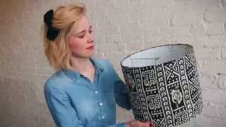 Make a custom drum lampshade in less than an hour Make it easy with a DIY Lampshade Kit [upl. by Roderigo]