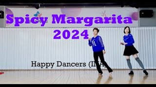 Spicy Margarita 2024 Linedance demo Beginner ARADONG linedance [upl. by Nitsew]