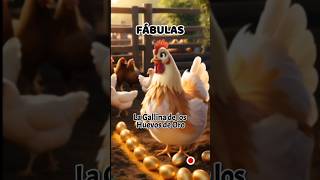 La Gallina de los Huevos de Oro  Fábula short parati fabulasdevida [upl. by Mulac]