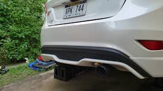 2016 Ford Fiesta ST Muffler delete [upl. by Naul824]