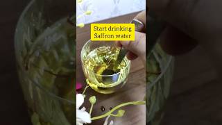 Have Saffron Water on Empty Stomach in Morning and see the Magic ✨ shorts saffron healthbenefits [upl. by Hudgens]