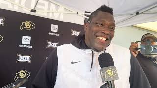 HallofFamer Warren Sapp on the joy of coaching with the Colorado Buffaloes [upl. by Notsgnal253]