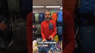 Preparare lo zaino da alpinismo arrampicata [upl. by Cartwright]