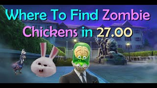 Where To Find Zombie Chickens in 2700  Fortnite StW [upl. by Ariajaj]