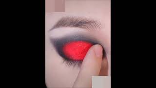 Red eyes makeup beauty skincare shorts shortvideo [upl. by Emiolhs42]