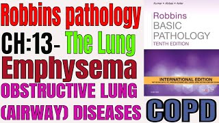 the lung pathophysiologyEmphysemaCOPDrobbins basic pathology [upl. by Eram]