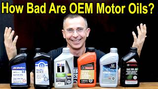 How Bad Is OEM Motor Oil Honda vs Toyota vs ACDelco [upl. by Icul]