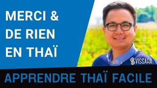 Comment dire merci et de rien en thaïlandais   Apprendre le thaï  Cours de thaï [upl. by The]