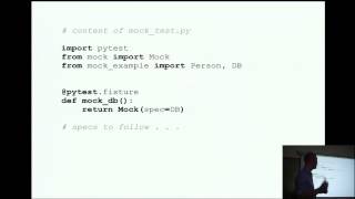 Getting started with testing using Pytest and Mock  PythonSG Meetup [upl. by Fitzgerald]