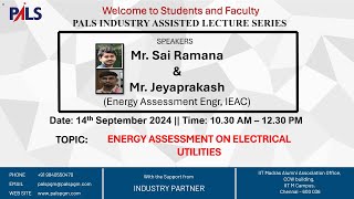 ENERGY ASSESSMENT ON ELECTRICAL UTILITIES [upl. by Asirrak]