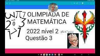 Olimpíada de matemática 2022 nível 2 questão 3 Os símbolos empregados na escrita musical indicam [upl. by Critchfield238]