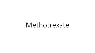 Methotrexate MTX  Pharmacology [upl. by Leahcam893]