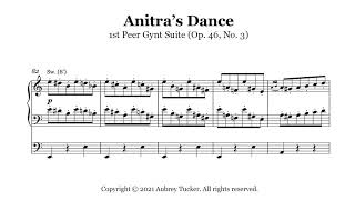 Organ Anitras Dance 1st Peer Gynt Suite Op 46 No 3  Edvard Grieg [upl. by Ladd]