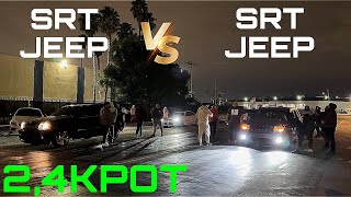 SRT JEEP VS SRT JEEP 24KPOT mexico racing jeep dodge drama [upl. by Hansel]