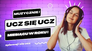 Wesoła Piosenka dla Dzieci o Miesiącach w Roku  Nauka i Zabawa [upl. by Nichole]