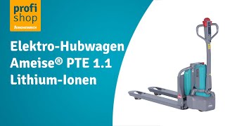 ElektroHubwagen Ameise® PTE 11  LithiumIonen [upl. by Issor419]