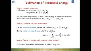 Relativistic Kinematics Lecture IV by Raghunath Sahoo  IV ALICEIndia School on QuarkGluon Plasma [upl. by Triplett]