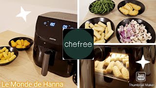 AIR FRYER CHEFREE AF500 PROMO 😍🫣🤩🥰 CUISINE 😍 FRITEUSE SANS HUILE [upl. by Ziza572]