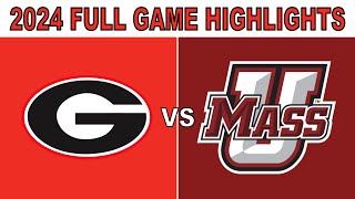 Georgia vs UMass 2024  Full Game Highlights  Every Play  College Football Week 13  1 Hour Dawgs [upl. by Marinna343]