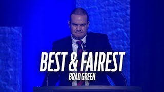 Brad Green  Best amp Fairest Speech [upl. by Gunilla75]