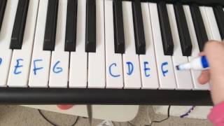 How to Label a 36 Key Piano [upl. by Anayek944]