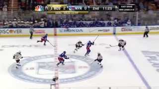 Carl Hagelin Goal Against Boston Bruins 52313 Game 4 [upl. by Shulins143]