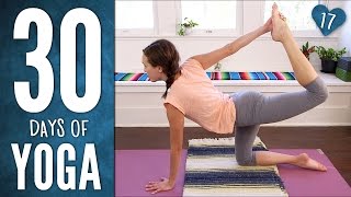 Day 17  Happiness Boost Yoga  30 Days of Yoga [upl. by Olson76]