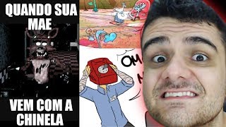 FNAF OS MELHORES MEMES DE FNAF  HUEstation [upl. by Darelle645]