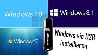 WINDOWS EINFACH amp SCHNELL INSTALLIEREN  WINDOWS 10  81  7  DEUTSCH [upl. by Notfilc]