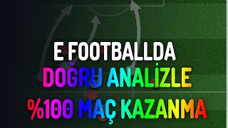 E FOOTBALLDA RAKİP ANALİZLERİYLE GOL ATMAK ÇOK KOLAY [upl. by Tray287]